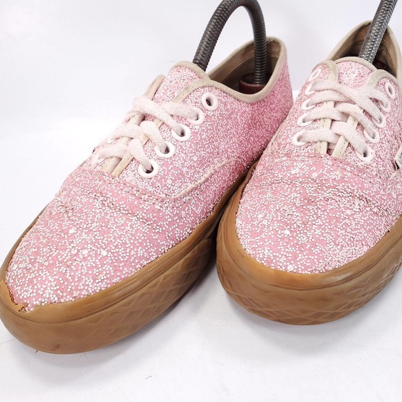 Vans Off the Wall Lace Up Athletic Shoe Womens Size 8 Mens 6.5 721278 Pink - Picture 8 of 9